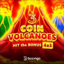 3 Coin Volcanoes van Booongo